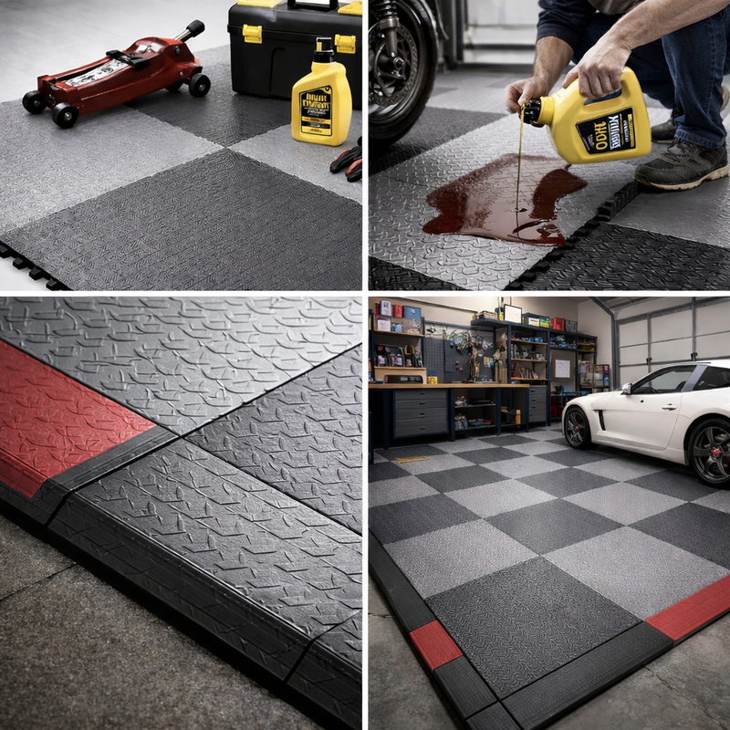 TitanGrid Pro Interlocking Garage Flooring System