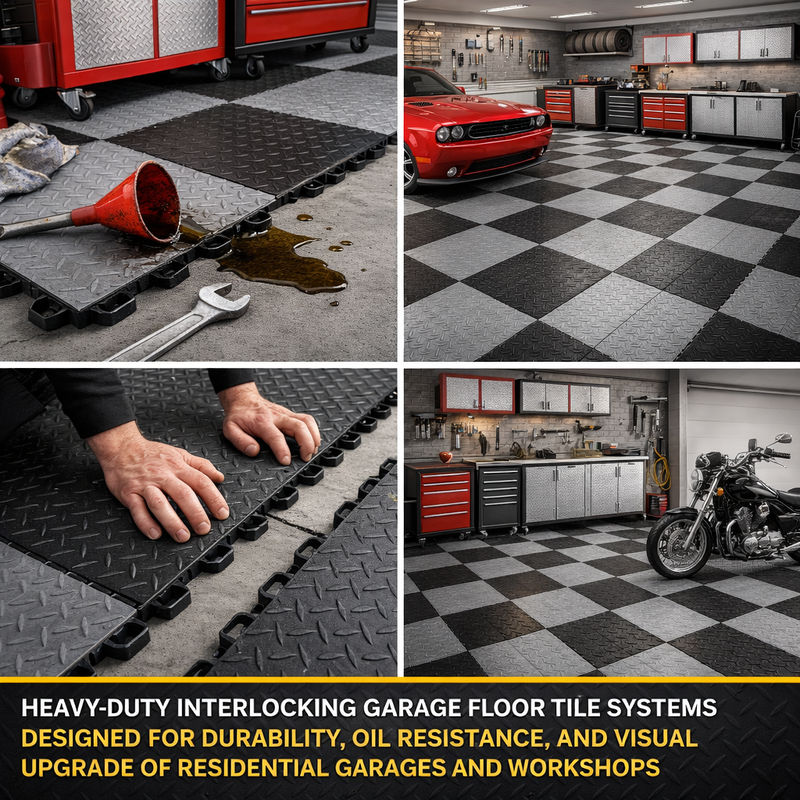 TitanGrid DiamondLock Garage Tile